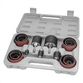 POWERTEC 71635 carrying case stores the complete sanding drum kit for portability.
