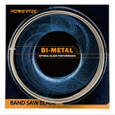 POWERTEC bi-metal blade cutting metal for precise results