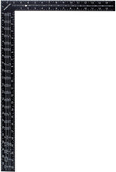 POWERTEC framing square 24x2 with clear scales for precise carpentry measurements.