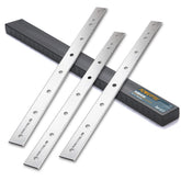 POWERTEC planer blades 3-pack with locator holes for quick alignment on DW734