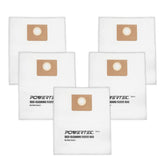 POWERTEC fleece filter bag pack acts as a durable pre-filter for Fein Dustex 25L.
