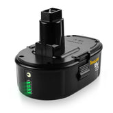 Powilling DC9099 battery with LED indicator for quick power status on the job