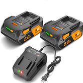 Powtree Upgrad 8000mAh 18V battery for Ridgid tools delivers extended runtime
