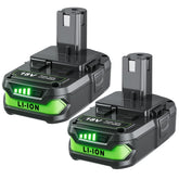 POWTREE upgraded 4000mAh Ryobi P107 battery boosts runtime for cordless projects.