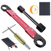 Preciva angle-stop wrench kit, complete repair kit for quick valve replacements under sinks.