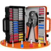 Preciva ferrule crimping tool kit with portable case for on-site projects