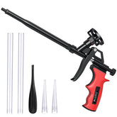 Preciva foam gun demonstrates professional foaming action for precise dispensing