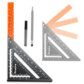 Preciva foldable carpenter square 12in for compact storage and precise layouts.