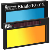 Preruner Core Series Gold Shade 10 lens close-up with gold coating for clarity