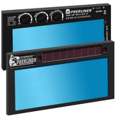 PRERUNER shade adjustable series lens front view for crisp visibility in bright shop conditions