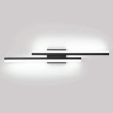 PRESDE LED vanity light 32 inch front view provides modern style and even illumination.