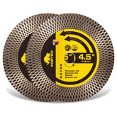 PRETEC diamond blade for 4.5 inch angle grinder with porcelain cutting focus and precision