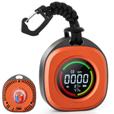 PRIMBARBAR portable CO detector front view with clear display for real-time air safety