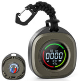 PRIMBARBER travel CO detector with 43-hole design for accurate ambient monitoring.