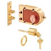 Segal SE 15326 bronze deadlock unit with cross-bolt locking for secure entry.