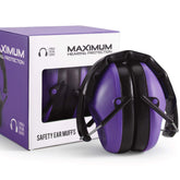Pro For Sho 34dB NRR ear muffs folded for travel protect ears in loud environments