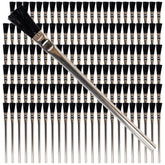 Pro Grade acid brush with 3-8 inch boar hair bristles for precise flux application