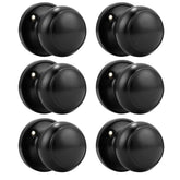 Probrico 6-pack dummy knob in black for non-turning interior doors.