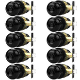 Probrico matte black bathroom door knob close up showing durable finish for daily use