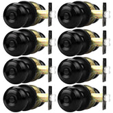 Probrico black door knob 8-pack ideal for updating interior privacy doors