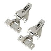 Probrico face-frame hinges in brushed nickel for a sleek kitchen upgrade.