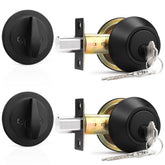 Probrico keyed alike deadbolt exterior view, convenient single-key security.