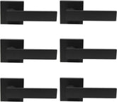 Probrico matte black half dummy lever for interior doors with a clean seamless look