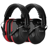 ProCase ear muffs close-up showing sturdy shell for reliable noise protection.