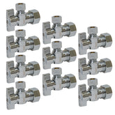 PROCURU heavy-duty angle stop valve close-up showing durable construction for reliable shut-off.