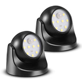 ProGreen 6000K battery motion light front view for automatic porch lighting.