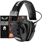 PROHEAR 066 earmuffs worn on head for clear communication in loud spaces.