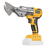 Propelannt cordless metal shears with 360° head rotation for flexible angles and easier cuts.