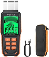 Proster rechargeable moisture meter with 5 modes on display for versatile testing