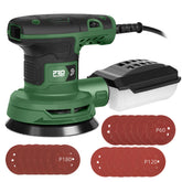Prostormer 5-Inch Random Orbital Sander front view showing compact design for smooth finishing