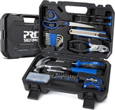 Prostormer 93-piece tool kit in blue box; organized storage for quick home repairs