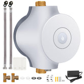 PROZRTED HBS24-12 pump front view showing compact under-sink design for easy installation