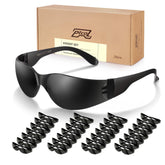 Ptcol 28-pack safety glasses box shows bulk packaging for teams