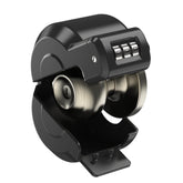 PUGED door knob lockout with code design for secure key-free locking