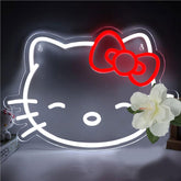 Pugna cat neon sign for wall decor with vibrant glow