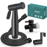 Pugrwei handheld bidet sprayer with wall mount for easy bathroom setup