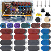 Pukamam 172-piece 2-inch sanding discs set for versatile surface conditioning.