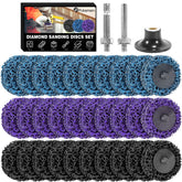 Pukamam diamond sanding disc 2-inch purple hard close-up for precise metal finishing.