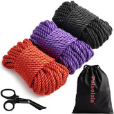 Pulselala Japanese Rope Style Kit with silky rope for beginners knot practice and safe handling.
