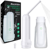 PulsZen 400ML portable bidet for travel cleansing and comfort.