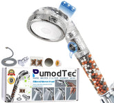 PumodTec filtered shower head with handheld offers high-pressure flow for refreshing showers.