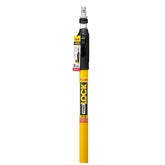 Purdy Power Lock Extension Pole angled overhead view for extended reach on tall walls