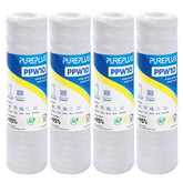 PurePlus 5 micron sediment filter in a 10x2.5 inch housing improves well water clarity.