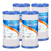 PUREPLUS five-micron sediment filter core delivering clearer tap water