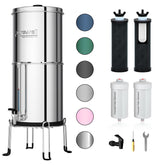 Purewell 8-stage system front view with durable stainless steel housing