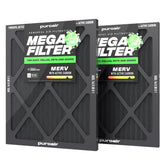 PuroAir MegaFilter 16x20x1 front view shows a precise, snug fit for HVAC slots.